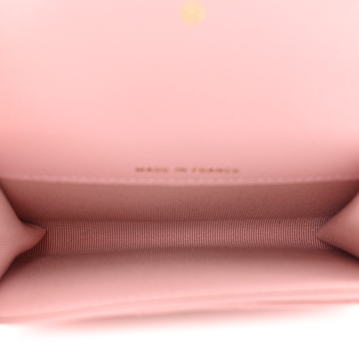 Chanel Caviar Quilted Flap Card Holder Wallet Light Pink 5 of 9