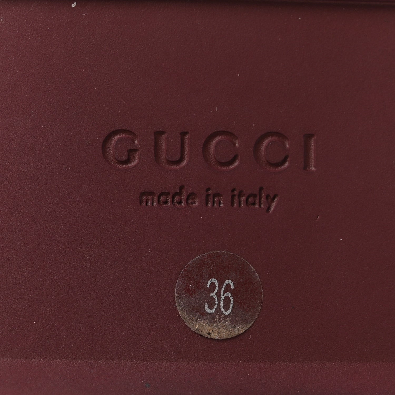 Gucci GG Supreme Monogram Womens Horsebit Slippers 36 Rosso Ancora 7 of 9