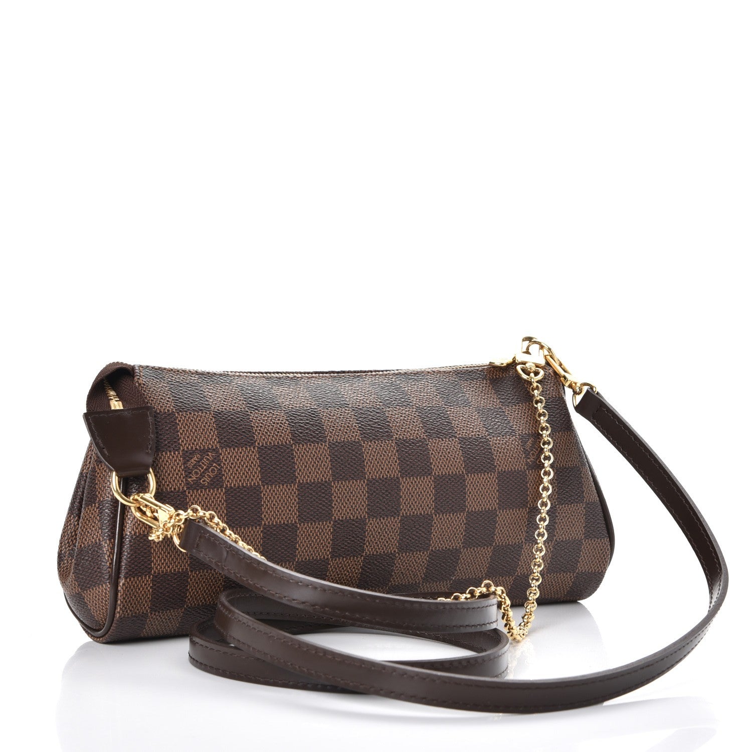 Louis Vuitton Damier Ebene Eva Clutch 3 of 9