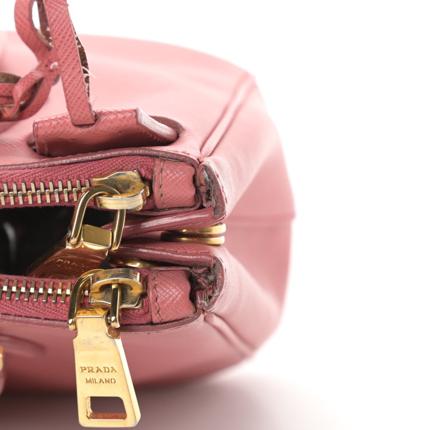 Prada Saffiano Small Galleria Double Zip Tote Tamaris 15 of 22