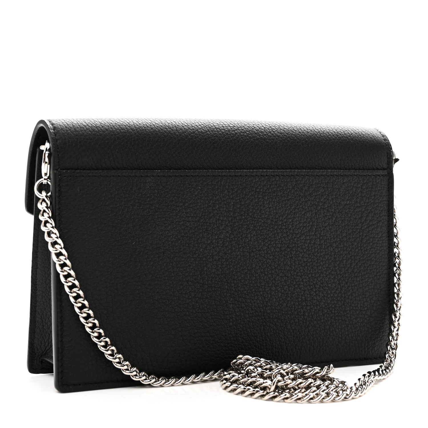 Louis Vuitton Soft Calfskin My Lockme Chain Pochette Black 3 of 10