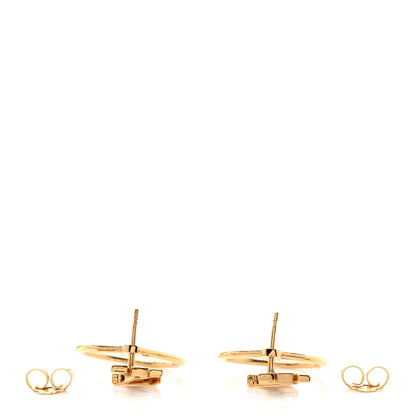Louis Vuitton LV Eclipse Hoop Earrings Gold 3 of 4
