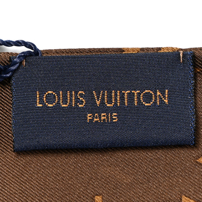 Louis Vuitton Silk Monogram Confidential Bandeau Brown 4 of 4