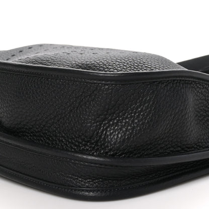 Hermes Taurillon Clemence Evelyne III PM Black 10 of 10