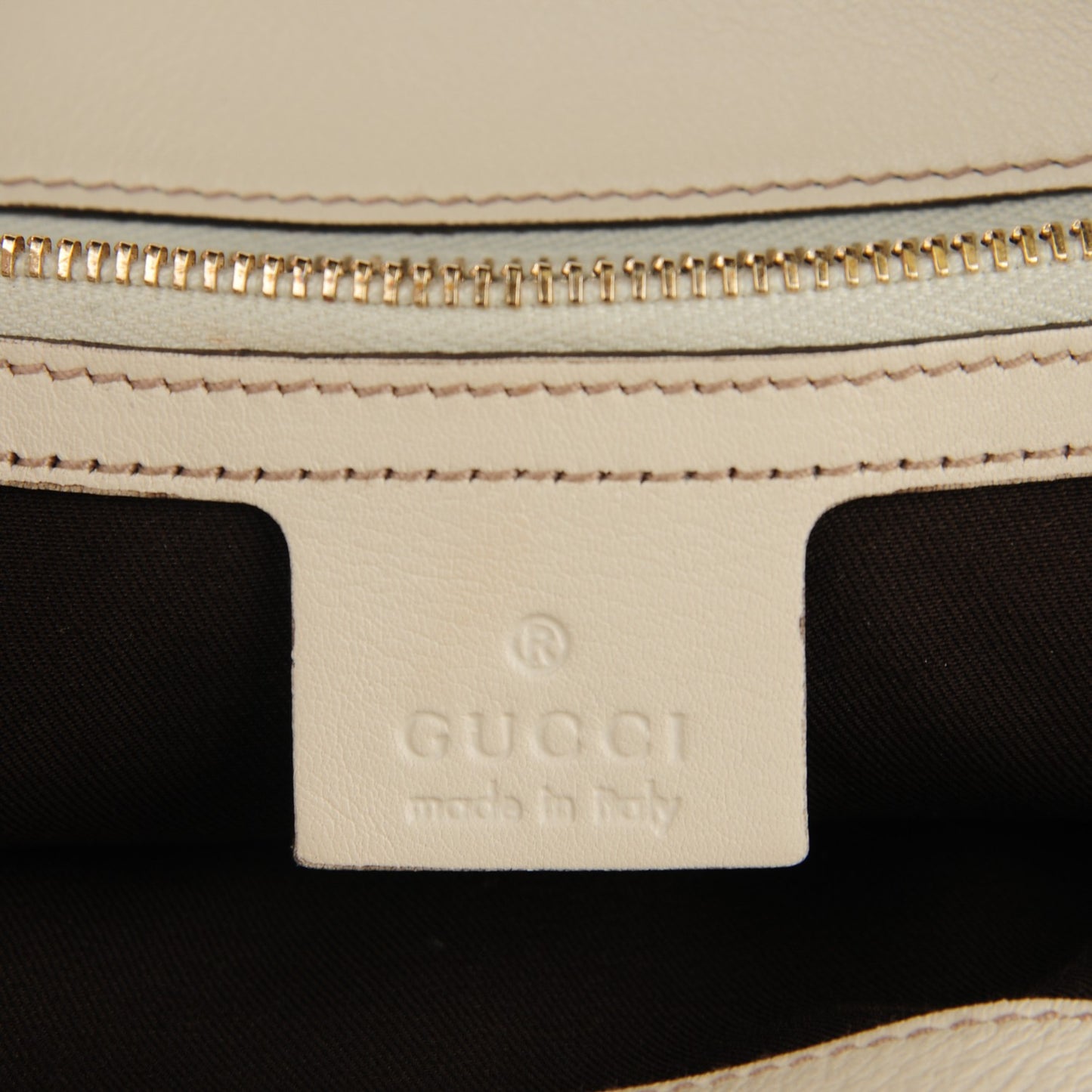 Monogram Medium Peggy Braided Tote Off White