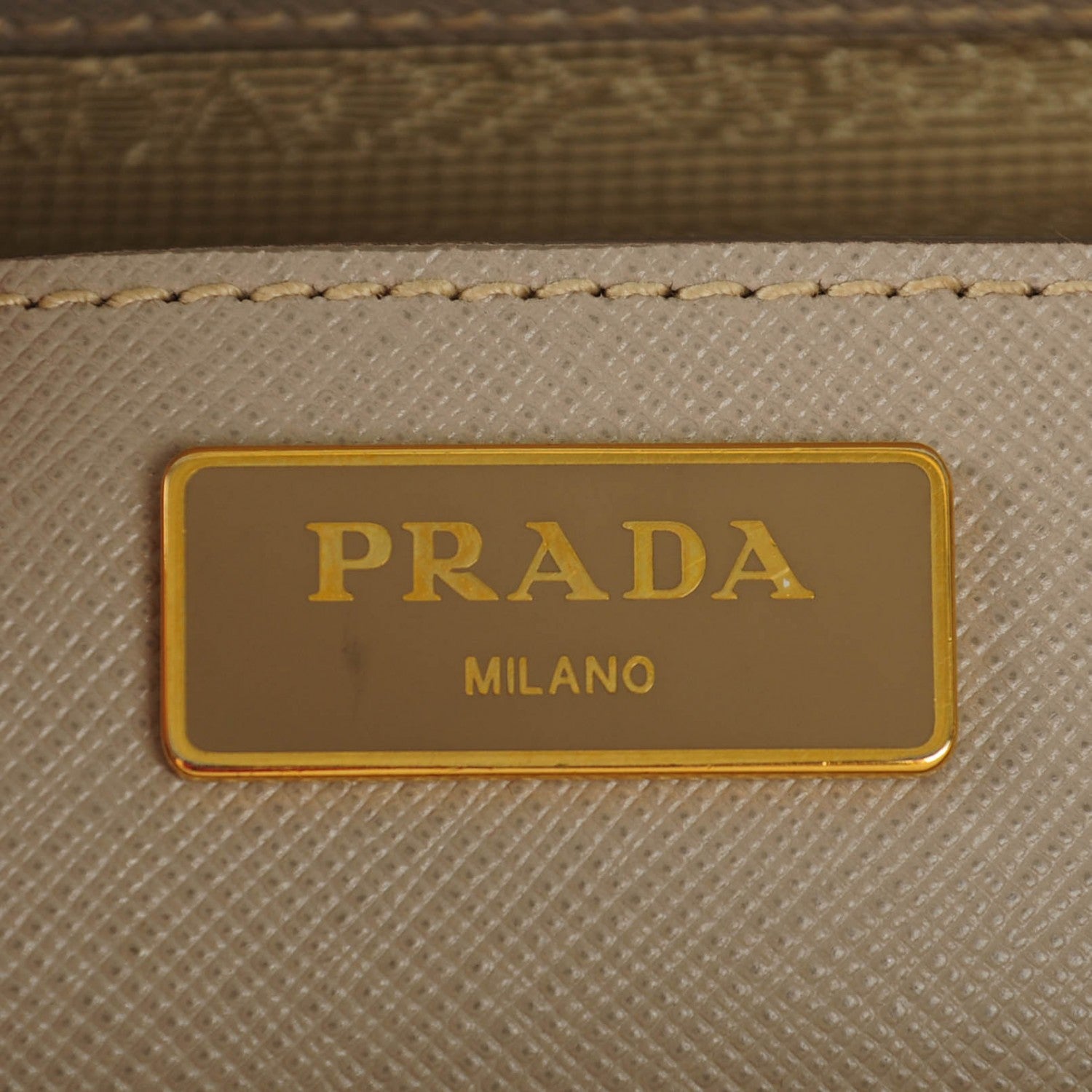 Prada Saffiano Medium Galleria Double Zip Tote Pomice 6 of 9