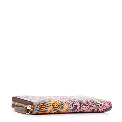 Gucci GG Supreme Monogram Bengal Zip Around Wallet Beige Pink 5 of 8
