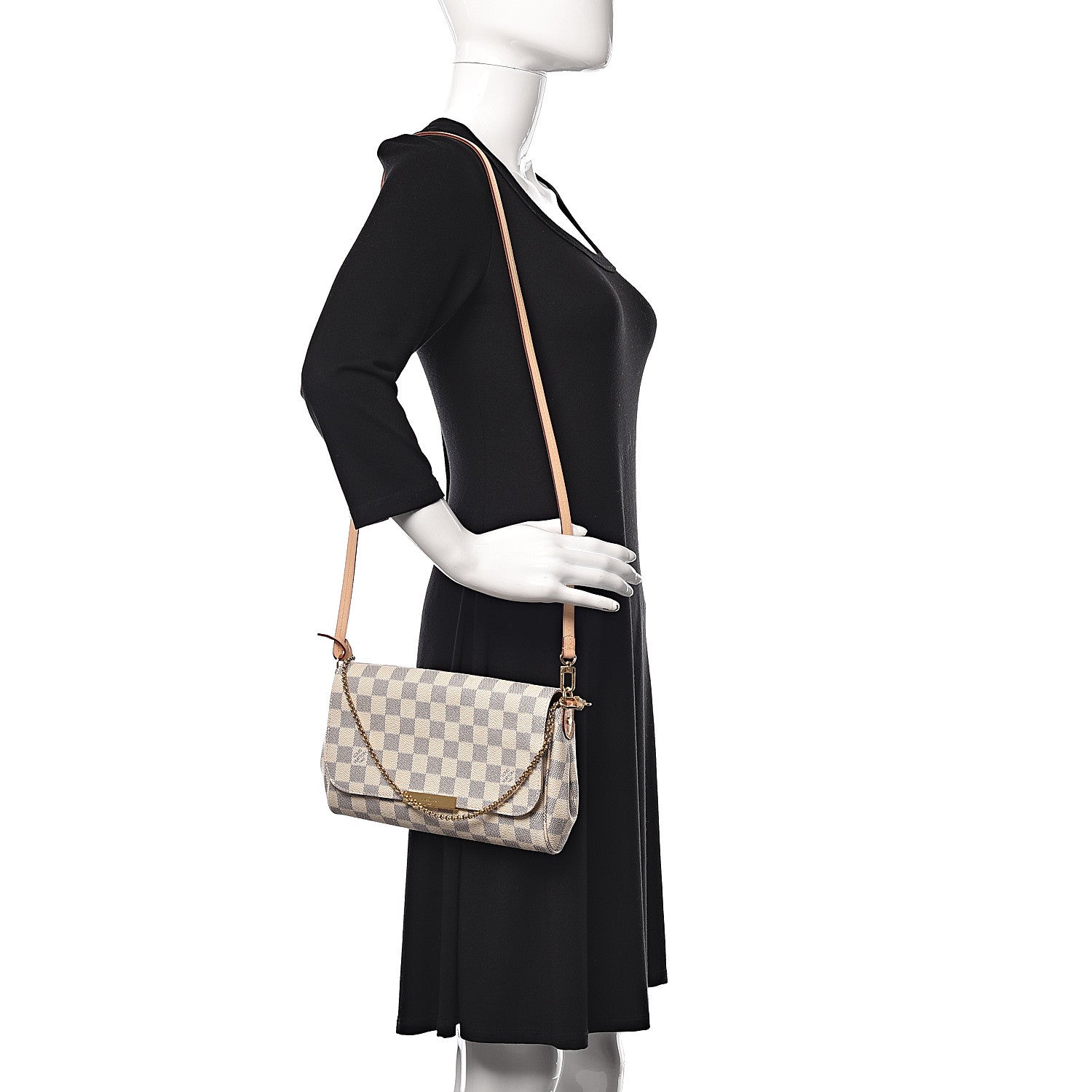 Louis Vuitton Damier Azur Favorite MM 2 of 11