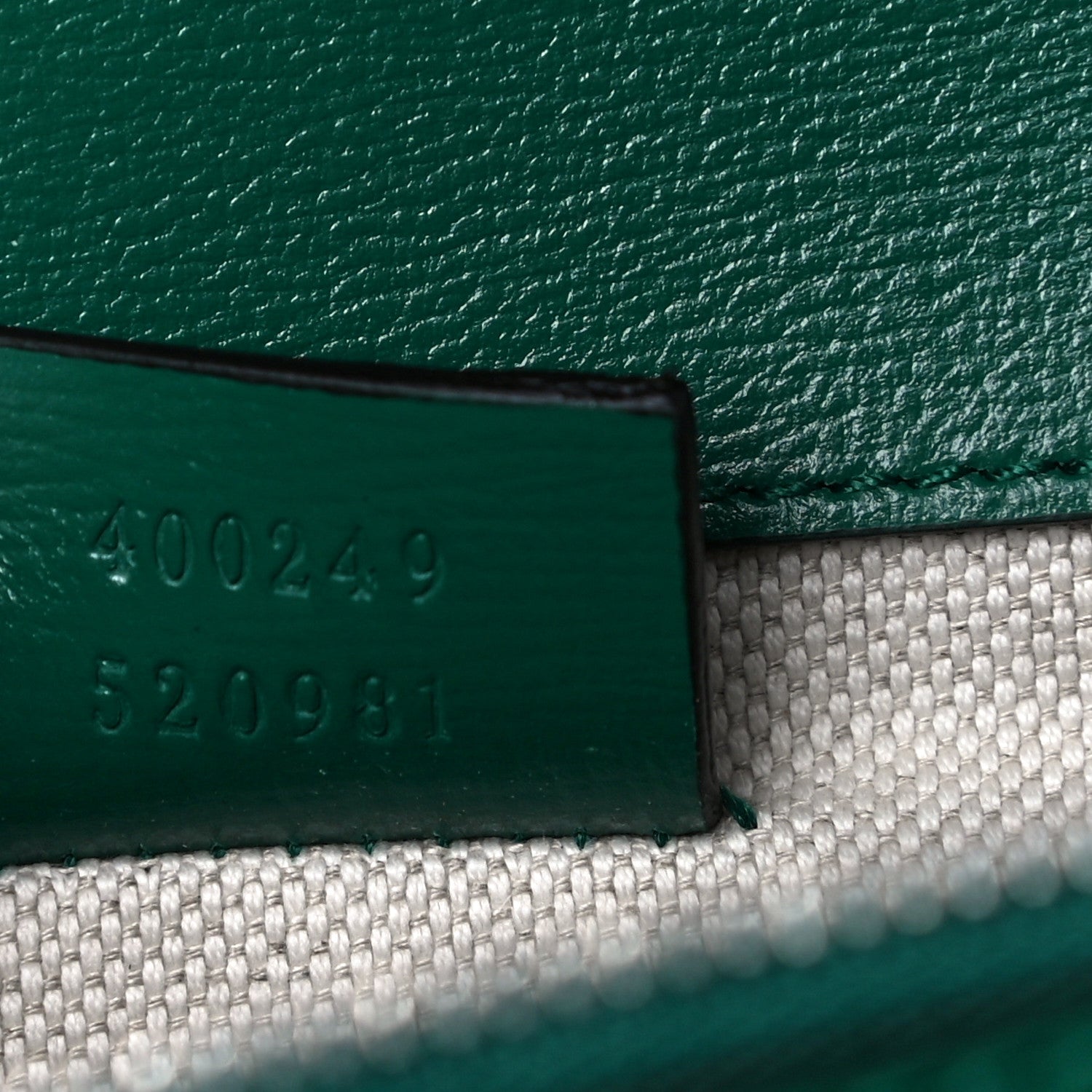 Gucci Azalea Calfskin GG Monogram Bi-Color Debossed Small Dionysus Shoulder Bag Stone Topaz Mystic White Emerald 7 of 11