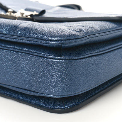 Louis Vuitton Metallic Empreinte Monogram Giant Pochette Metis Navy Nacre 8 of 8