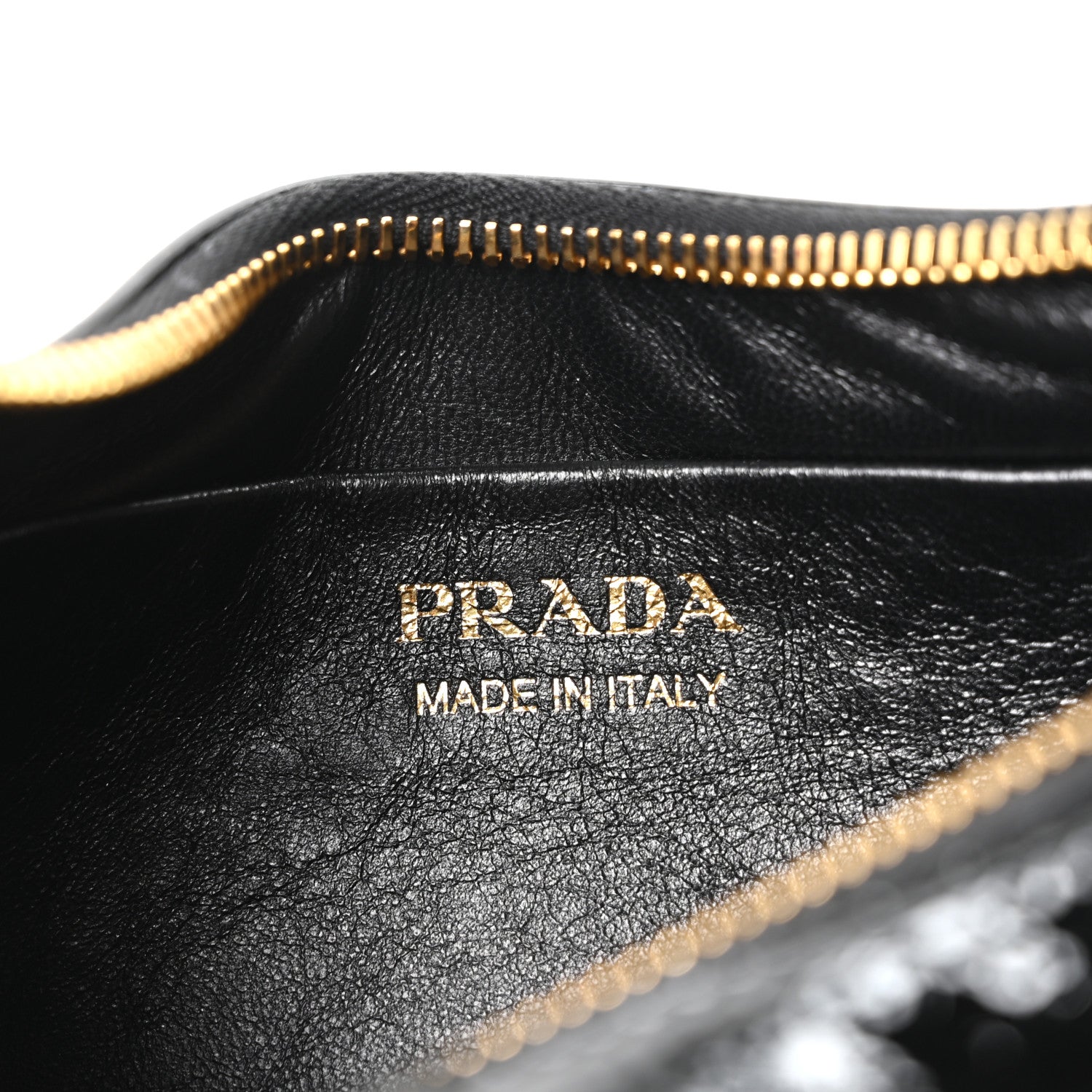 Prada Patent Naplak Arque Shoulder Bag Black 6 of 9