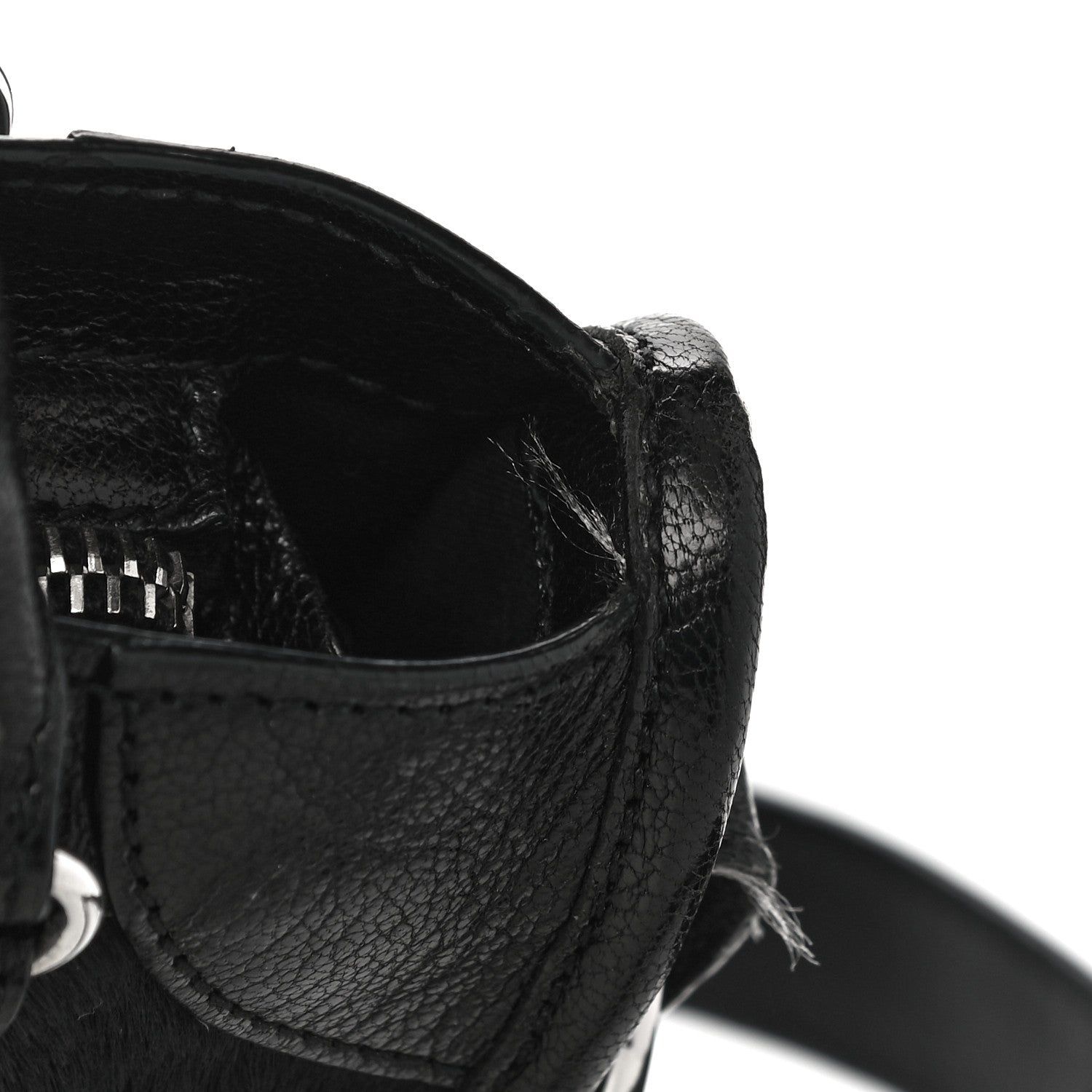 Balenciaga Pony Hair Silver Classic Hardware Mini City Black 15 of 15