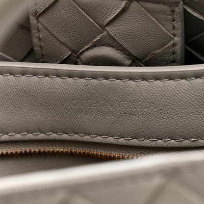 Bottega Veneta Nappa Intrecciato Small Andiamo Shoulder Bag Sterling 6 of 9