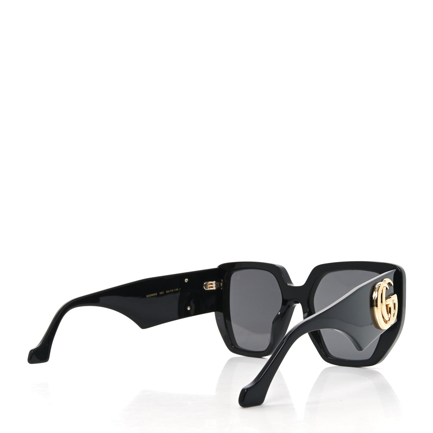 Gucci Acetate Square Frame Sunglasses GG0956S Black 3 of 6