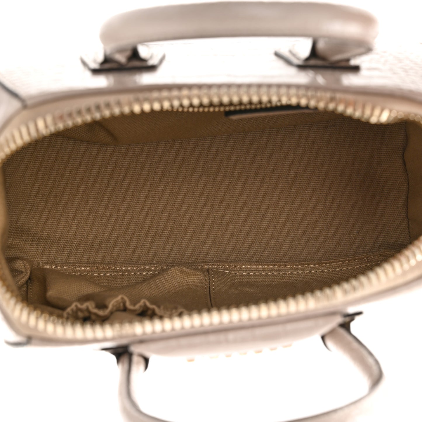 Calfskin Crocodile Embossed Mini Antigona Dune