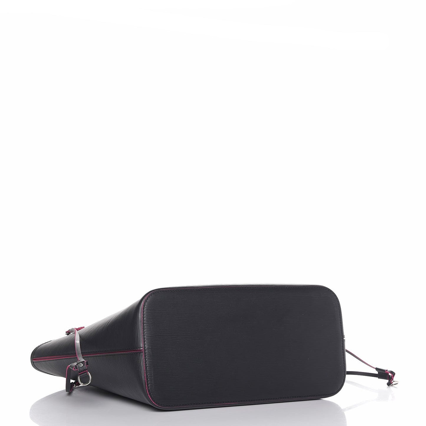 Epi Neverfull MM Black Hot Pink