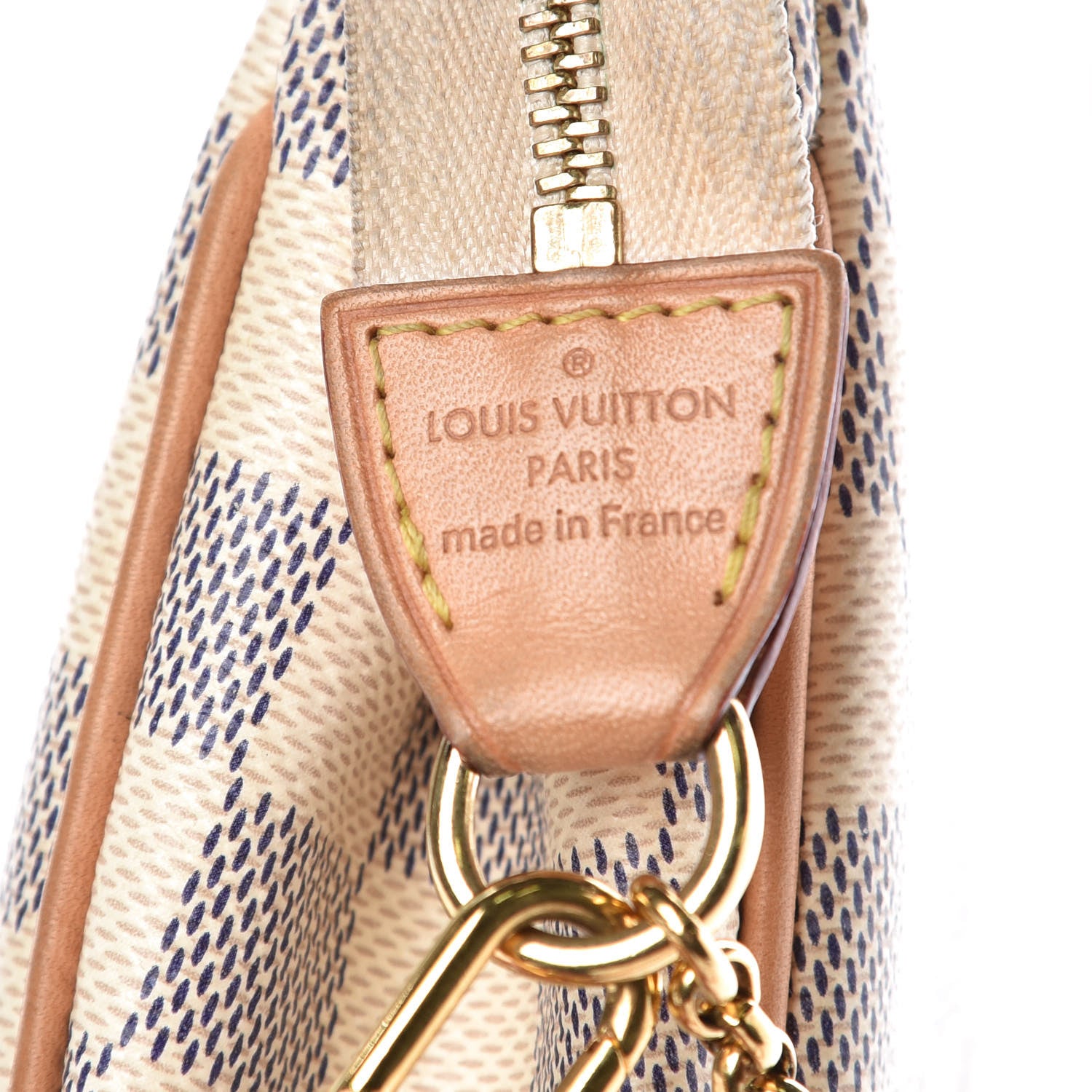 Louis Vuitton Damier Azur Eva Clutch 6 of 13