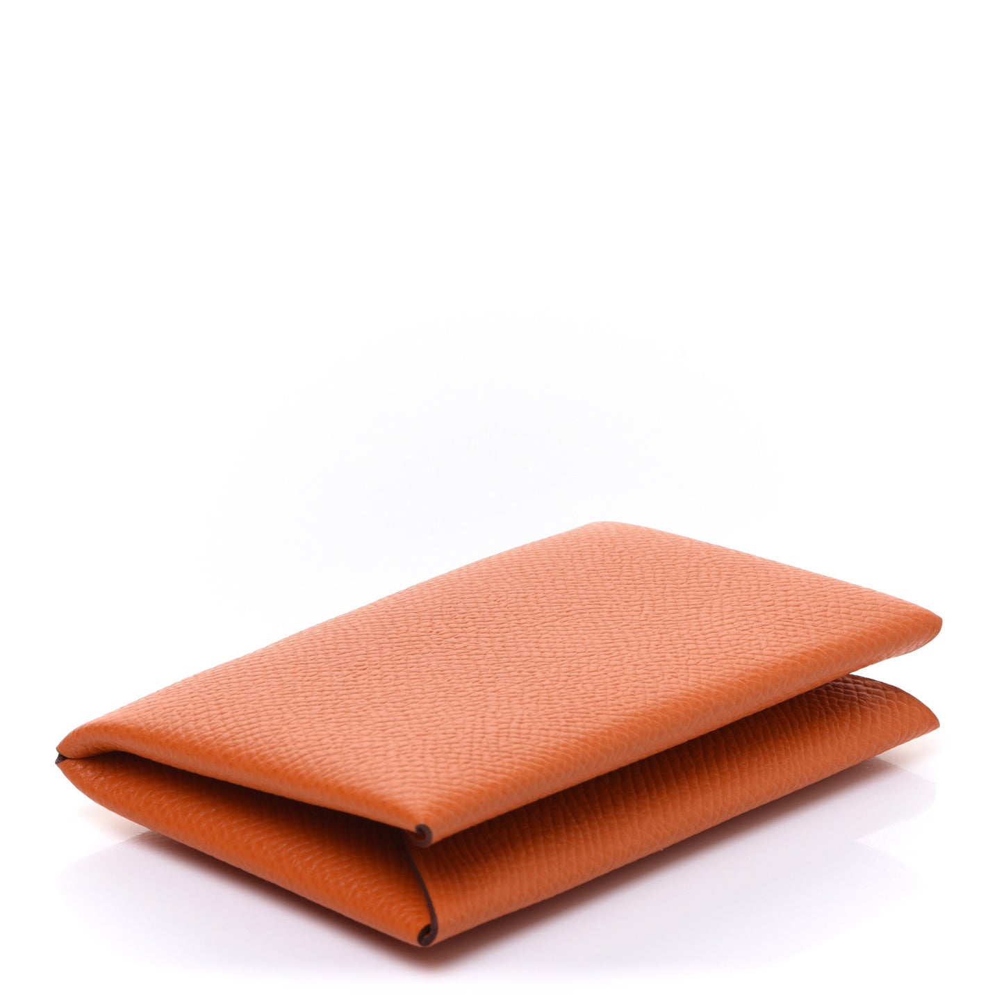 Epsom Calvi Card Case Orange