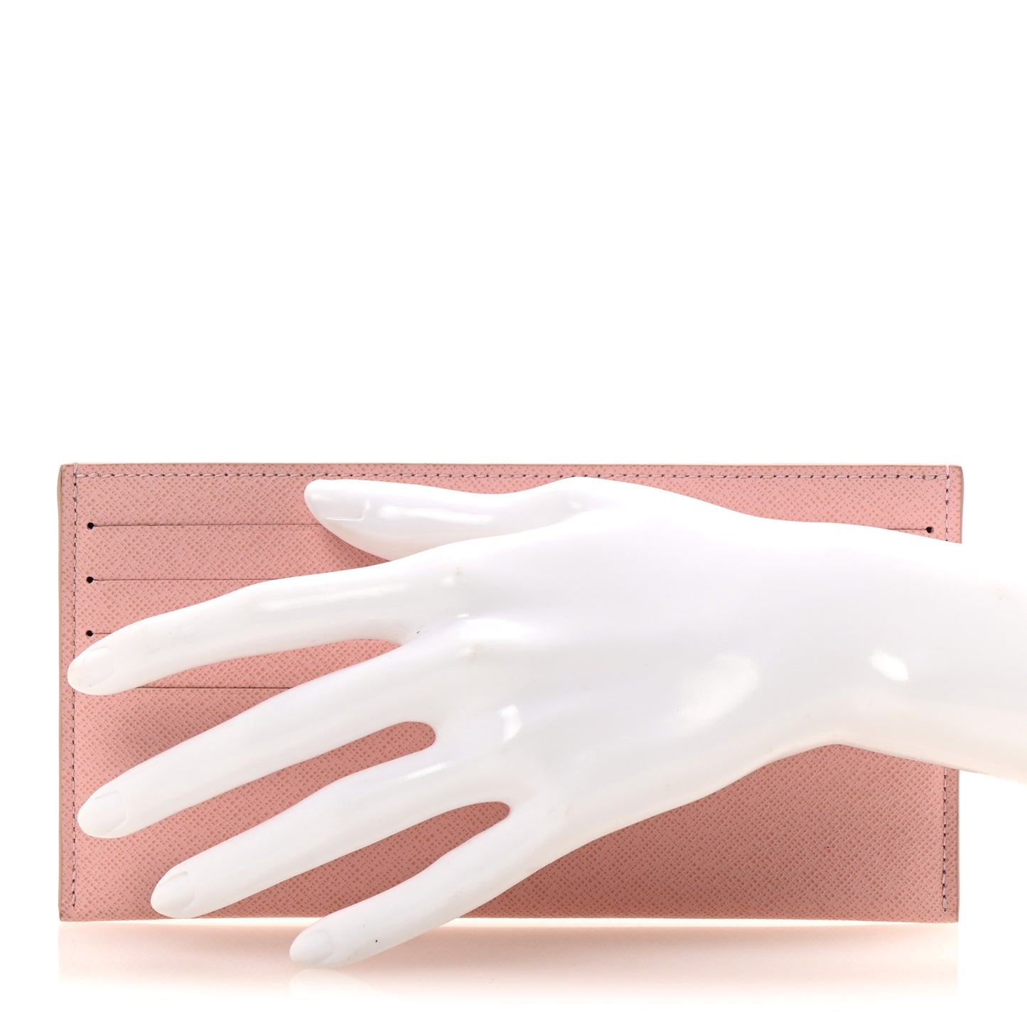 Calfskin Felicie Card Holder Insert Rose Ballerine