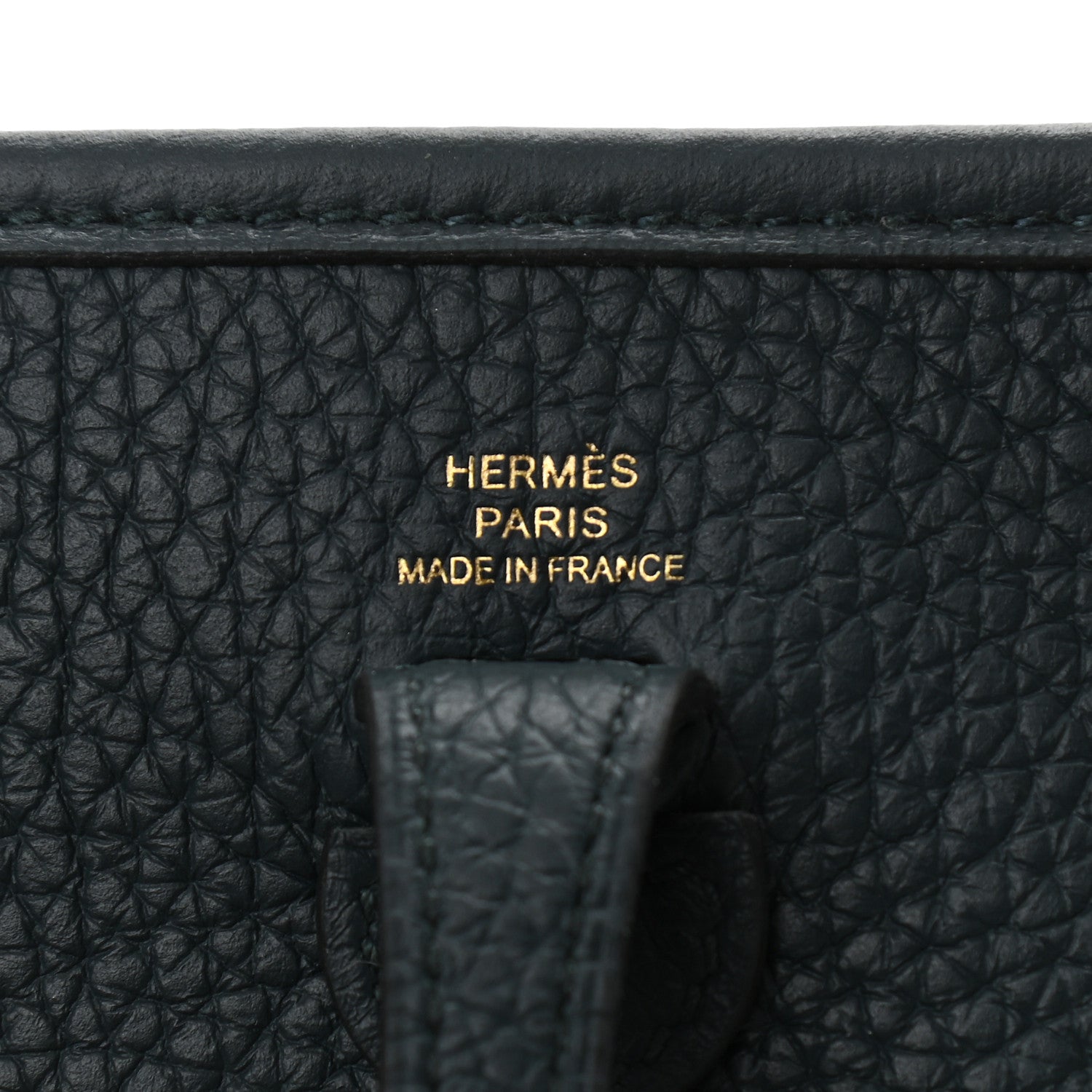 Hermes Taurillon Clemence Evelyne TPM Vert Cypress 5 of 10