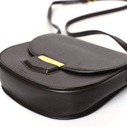 Celine Smooth Calfskin Small Trotteur Dark Brown 9 of 11