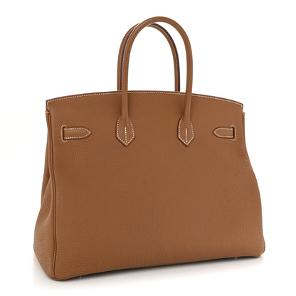 Hermes Togo Birkin 35 Gold 3 of 11