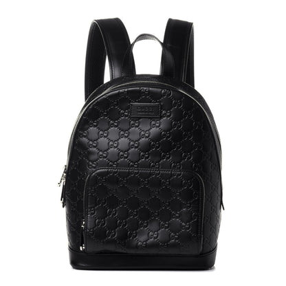 Gucci Guccissima Signature Small Day Backpack Black 1 of 11