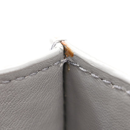 Balenciaga Shiny Calfskin Crocodile Embossed Medium Hourglass Top Handle Bag Balenciaga Grey 18 of 18