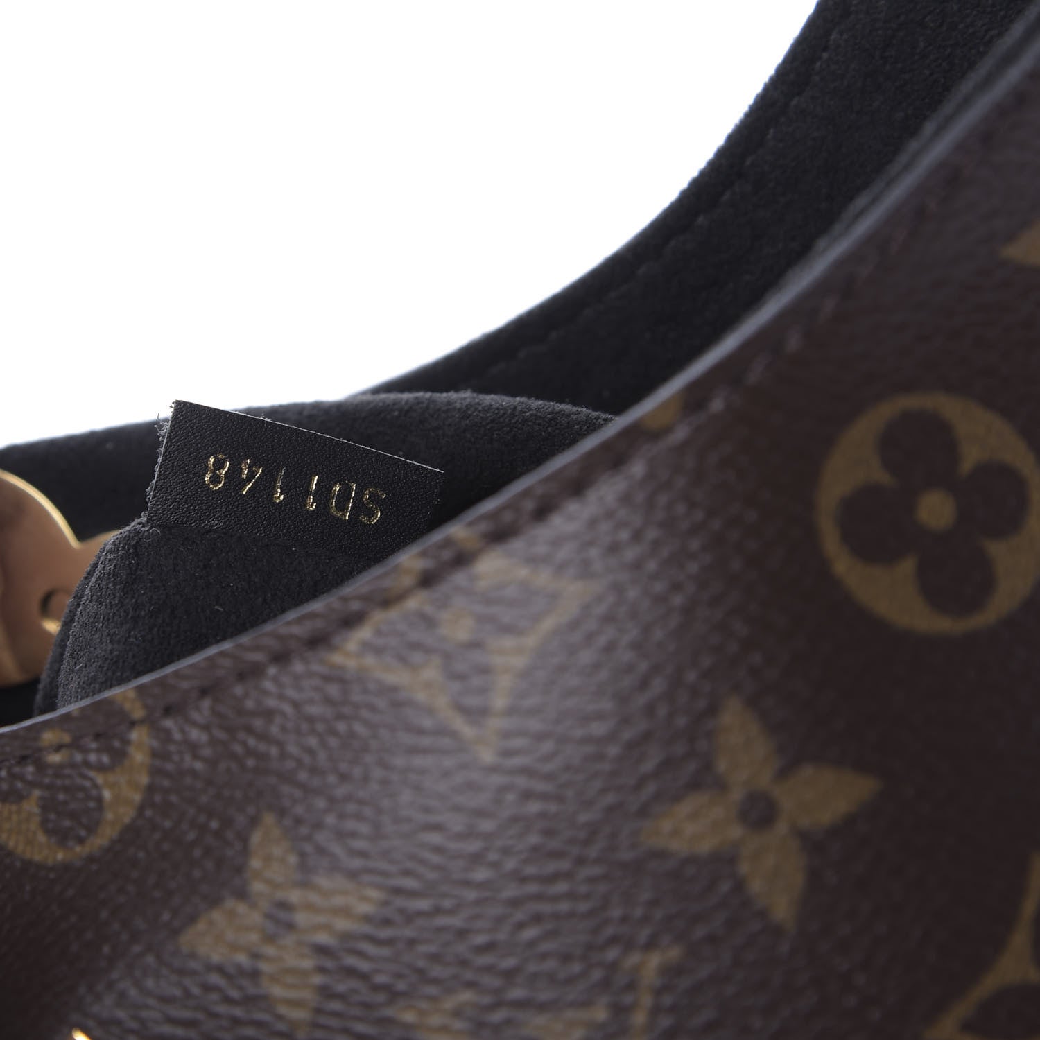 Louis Vuitton Monogram Flower Hobo Black 9 of 9
