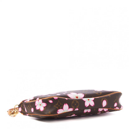 Louis Vuitton Monogram Cherry Blossom Pochette Accessories Brown 4 of 8
