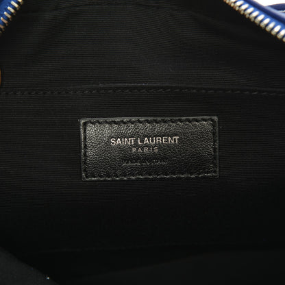 Saint Laurent Lambskin Monogram Small Lou Camera Bag Royal Blue 6 of 7