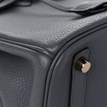 Hermes Togo Birkin 25 Etain 9 of 13