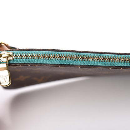Louis Vuitton Monogram Neverfull MM GM Pochette Turquoise 11 of 13