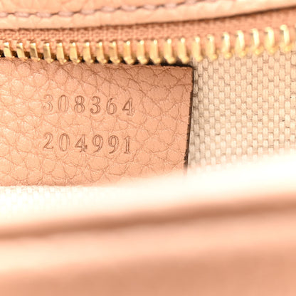 Gucci Pebbled Calfskin Small Soho Disco Bag Camelia 7 of 10