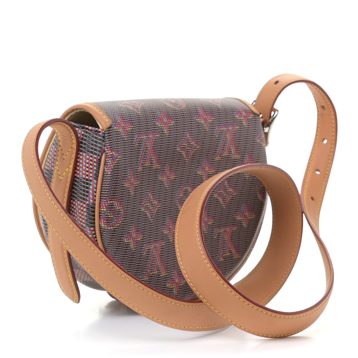 Louis Vuitton Monogram LV Pop Tambourin Rose 3 of 10