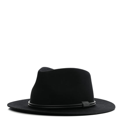 Hermes Felt Chapeau Duke Hat 58 Black 1 of 9