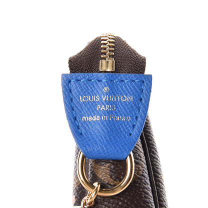 Louis Vuitton Monogram 2019 Christmas Animation Mini Venice Pochette Accessories Blue 6 of 8
