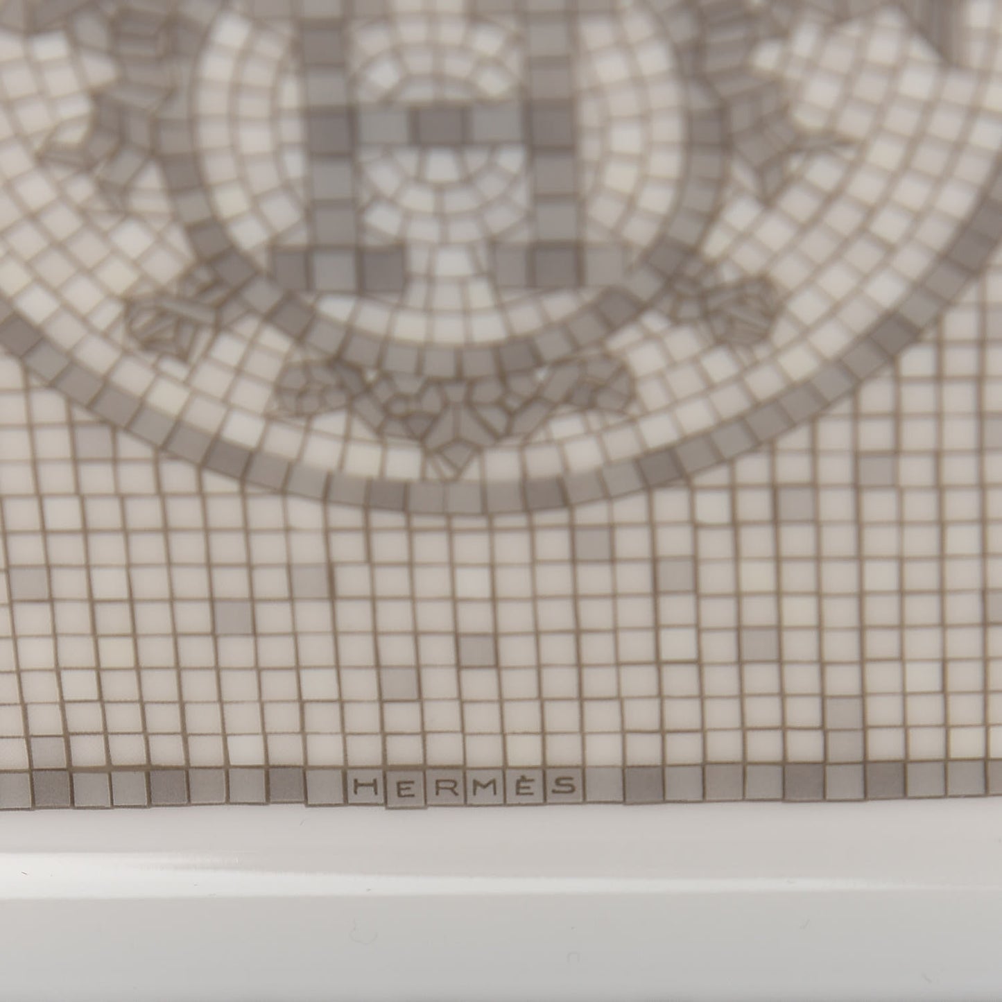 Porcelain Mosaique Au 24 Sushi Plate Platine