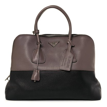 Prada Cervo Bauletto Bag Argilla Black 1 of 14