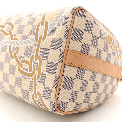 Louis Vuitton Damier Azur Nautical Speedy Bandouliere 25 9 of 14