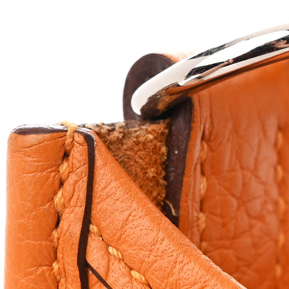 Hermes Taurillon Clemence Evelyne TPM Abricot 11 of 12