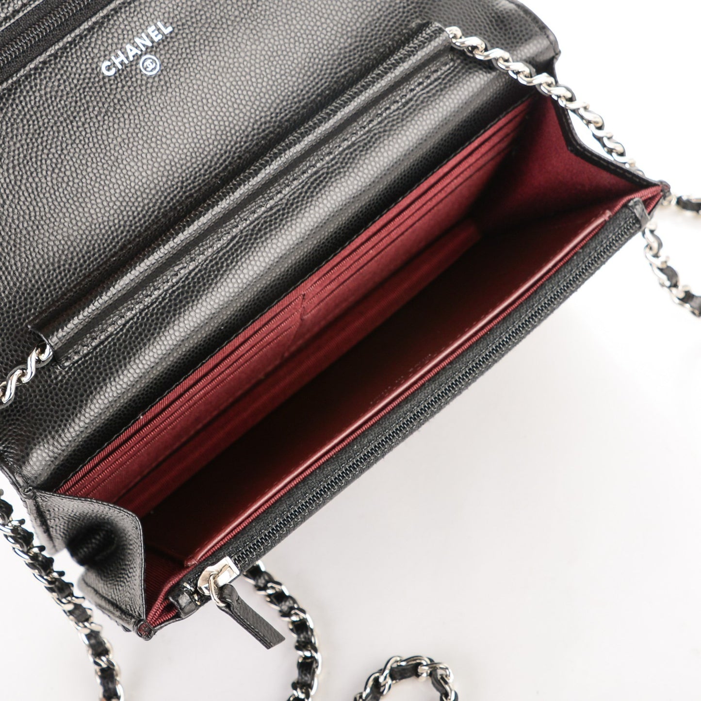 Caviar Chevron Wallet On Chain WOC Black