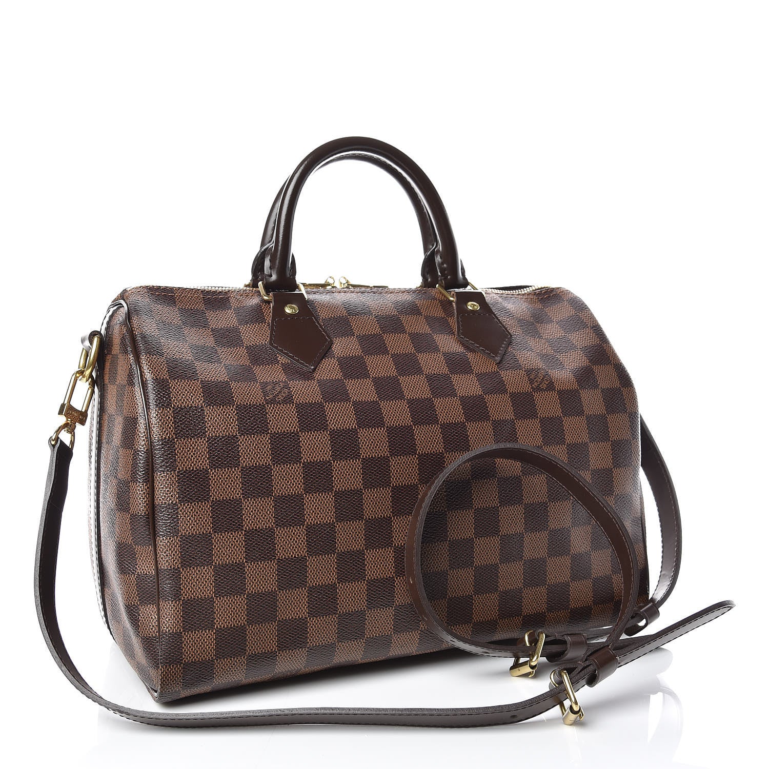 Louis Vuitton Damier Ebene Speedy Bandouliere 30 3 of 9
