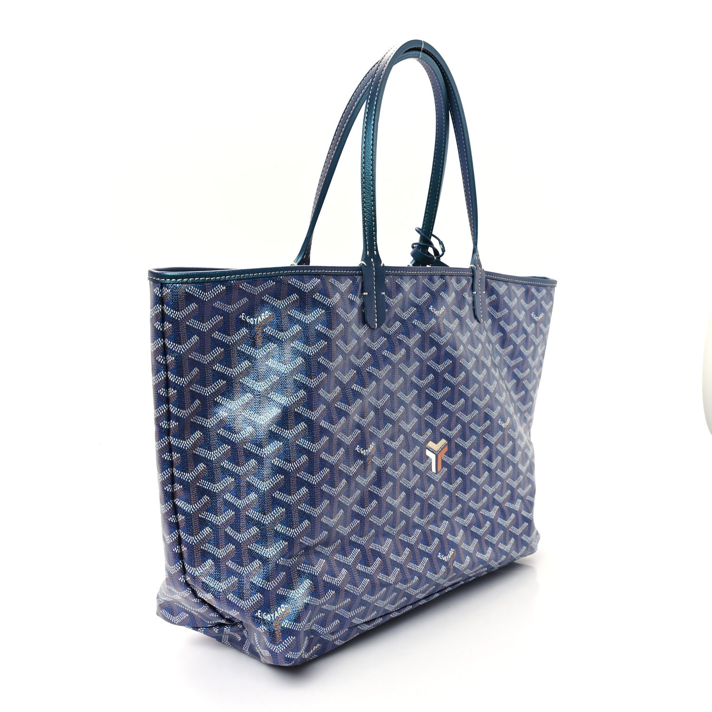 Iridescent Goyardine Saint Louis PM Pearly Blue