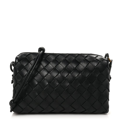 Bottega Veneta Nappa Intrecciato Small Loop Camera Bag Black 1 of 9