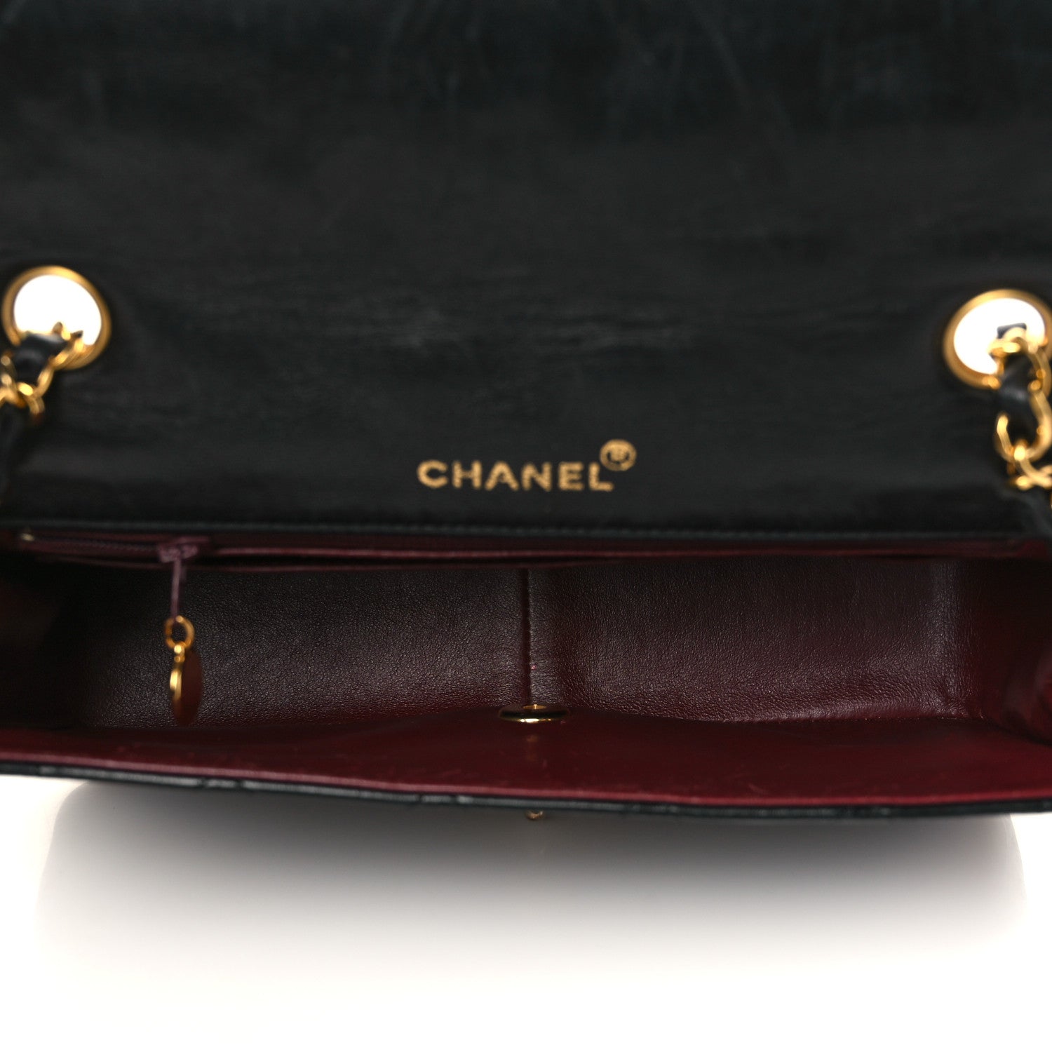 Chanel Lambskin Quilted Medium Single Flap Black 5 of 11