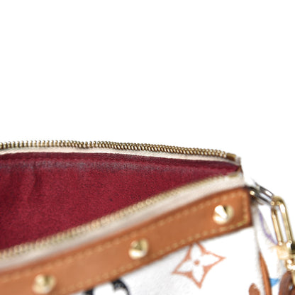 Louis Vuitton Monogram Multicolor Pochette Accessories White 8 of 14
