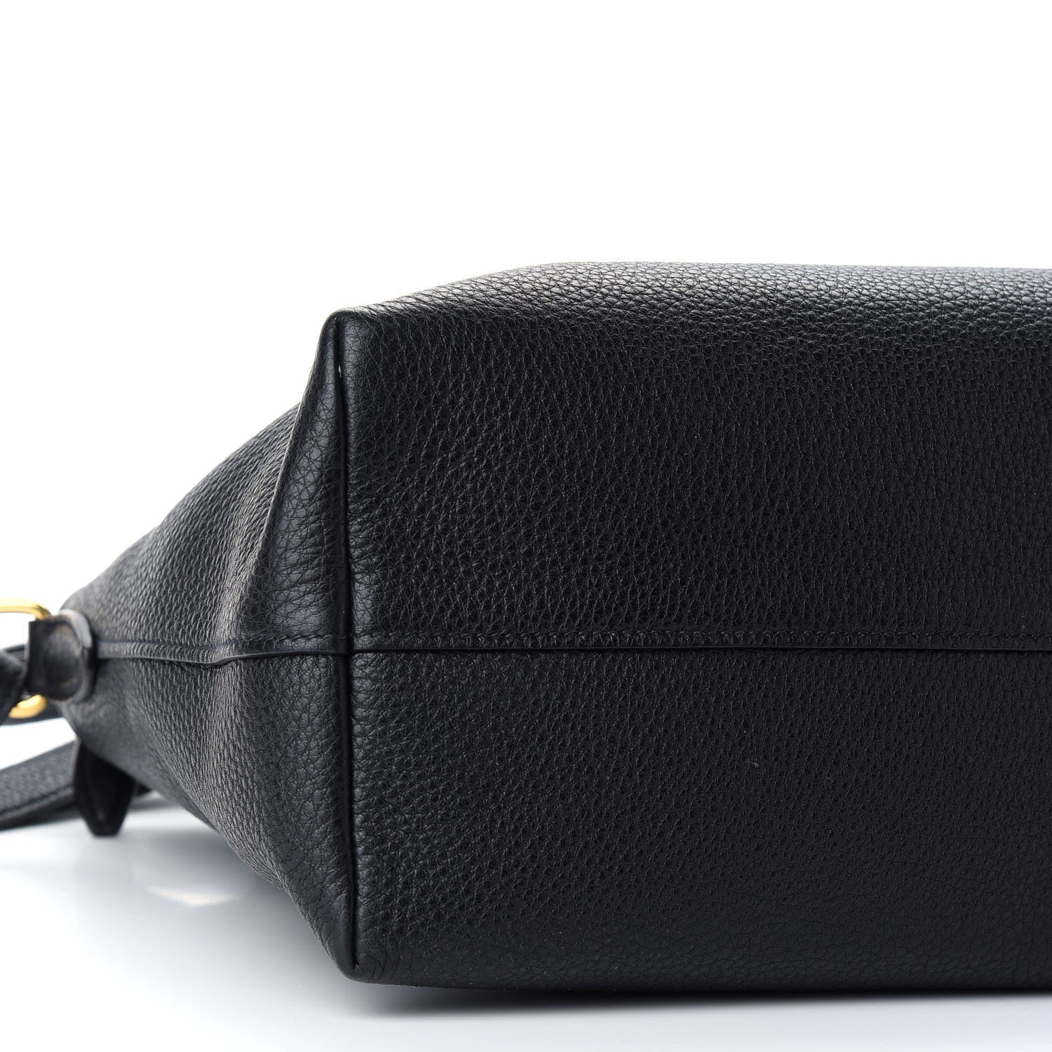 Prada Vitello Daino Shopping Tote Black 5 of 9