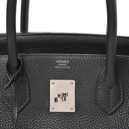 Hermes Taurillon Clemence Birkin 30 Vert De Gris 6 of 16