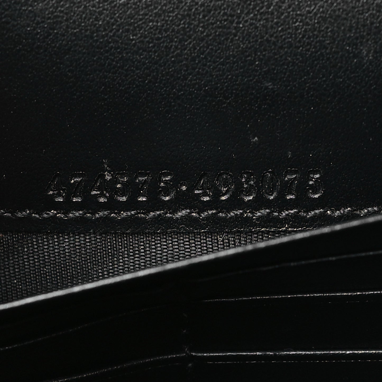 Calfskin Matelasse GG Marmont Chain Wallet Black